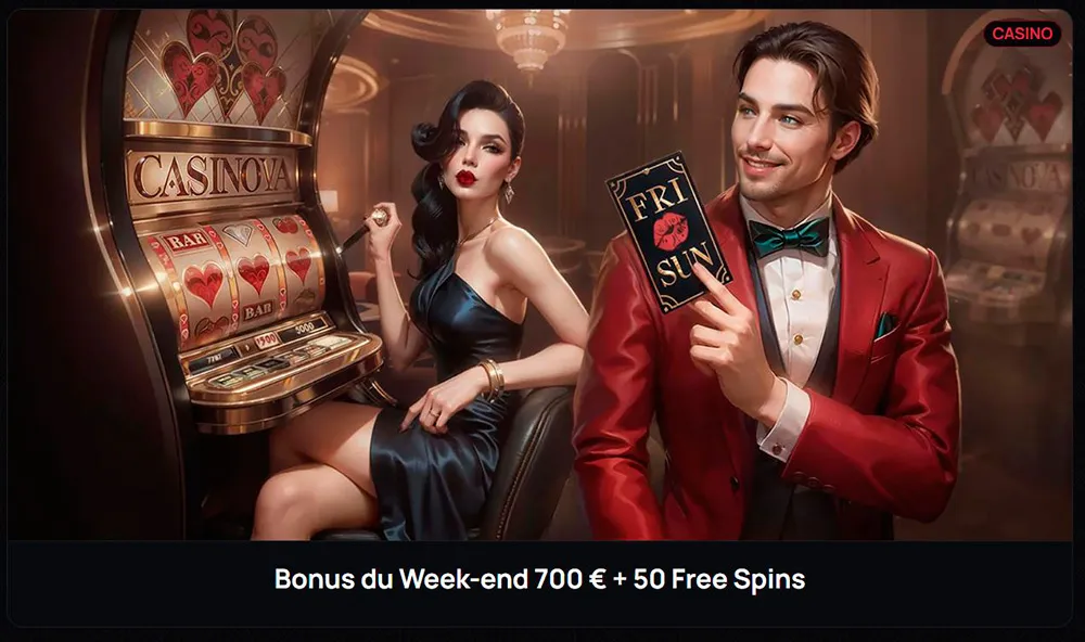 casinova-casino-Le-bonus-du-weekend